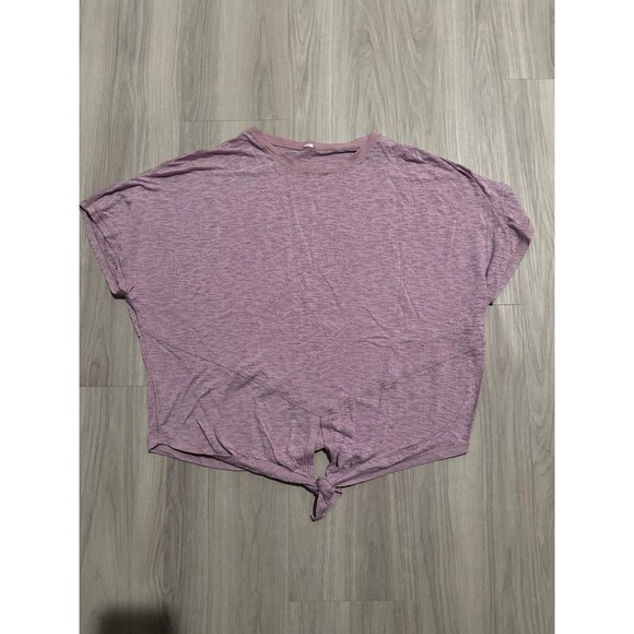 Lululemon‎ In Sequence Short Sleeve Rose Blush Size 8/10 - Picture 1 of 2